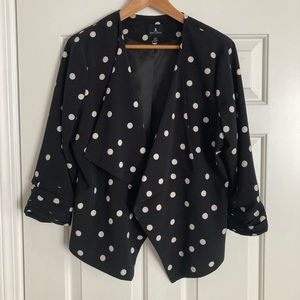 Jules & Leopold Polka Dots 3/4 Sleeves Blazer L